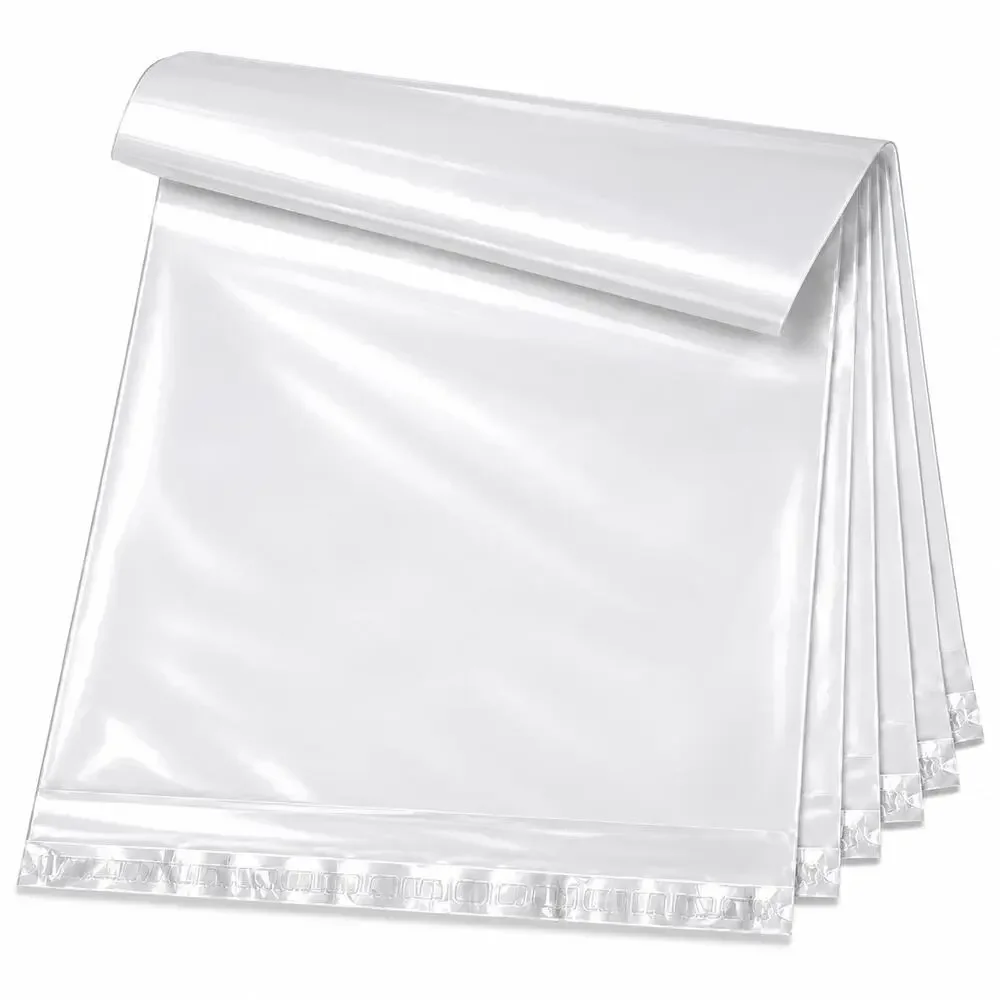 POLY MAILERS CLEAR (10 PACK) 12x15.5 SELF SEAL SHIPPING BAGS MAILING BAGS NEW